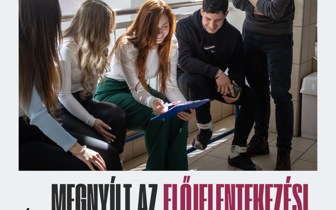 Előjelentkezés 2026/2027 tanévre